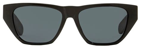 women's rectangular sunglasses insideout 2 tcg1i black/khaki 54mm.